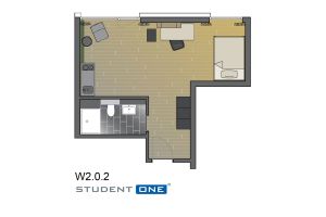 Appartement EG Nr. W.2.0.2
