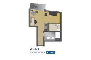 Appartement 5. OG Nr. W.2.5.4