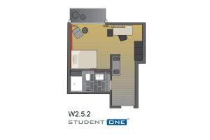 Appartement 5. OG Nr. W.2.5.2